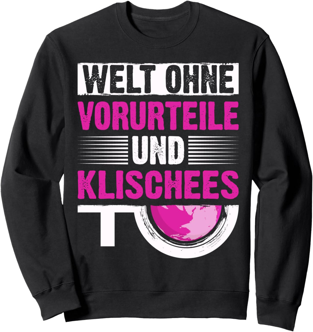 Internationaler Frauentag 2022, Vorurteile, Klischees, Damen Sweatshirt