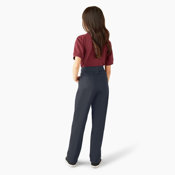 Dickies - - Mädchen KP5519 Stretch Slim Straight Pant, 7, Dark Navy