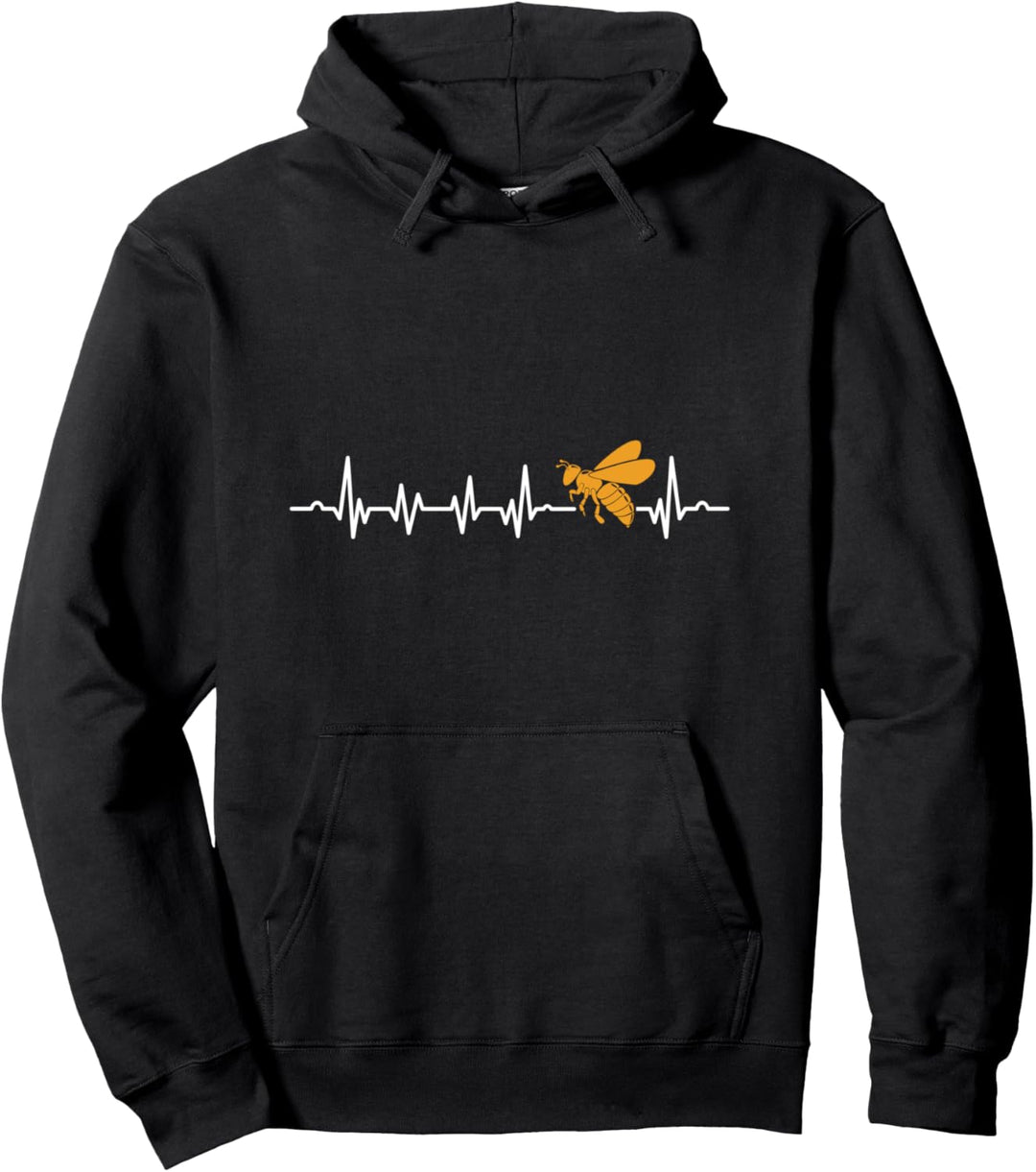 Herzschlag Bienen Bienenzucht Honig Imker Nektar Geschenk Pullover Hoodie
