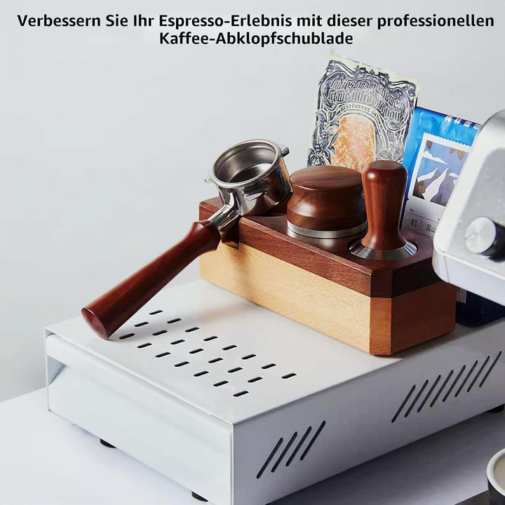 Coffee Knock Box Espresso Knocker Schublade Weiss, Weiss