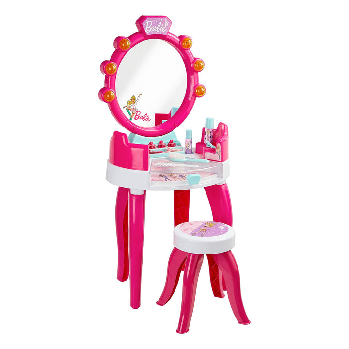 Klein Theo 5328 Barbie Schönheitsstudio mit Licht- und Soundfunktion | Schwenkbare Ablageflächen und