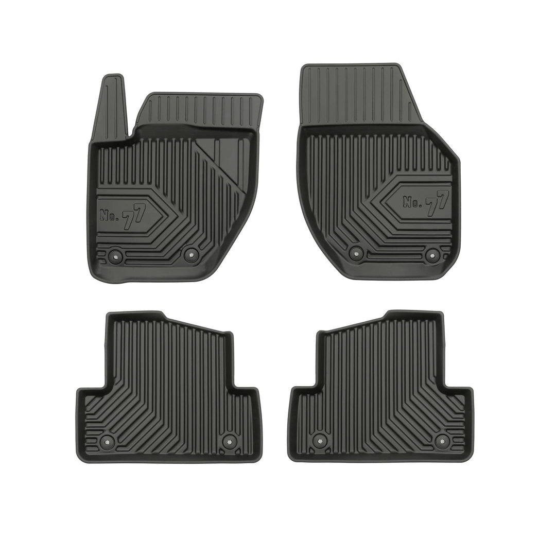 FROGUM No.77 Gummimatten Ganzjahresset von Auto Fussmatten Autofussmatten für Volvo V40 II 2012-2019