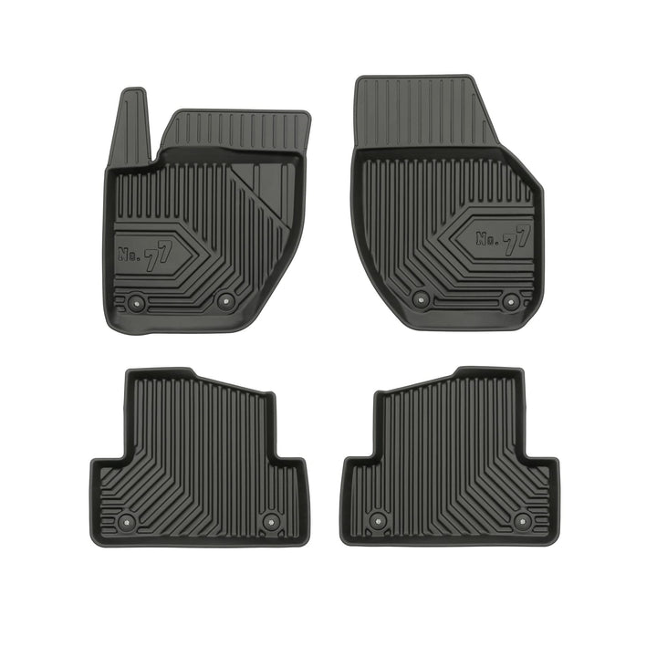 FROGUM No.77 Gummimatten Ganzjahresset von Auto Fussmatten Autofussmatten für Volvo V40 II 2012-2019