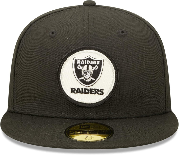 New Era 59Fifty Round Logo Steelers Cap Basecap Baseballcap Flat Brim Fitted Herren - mit Schirm Win