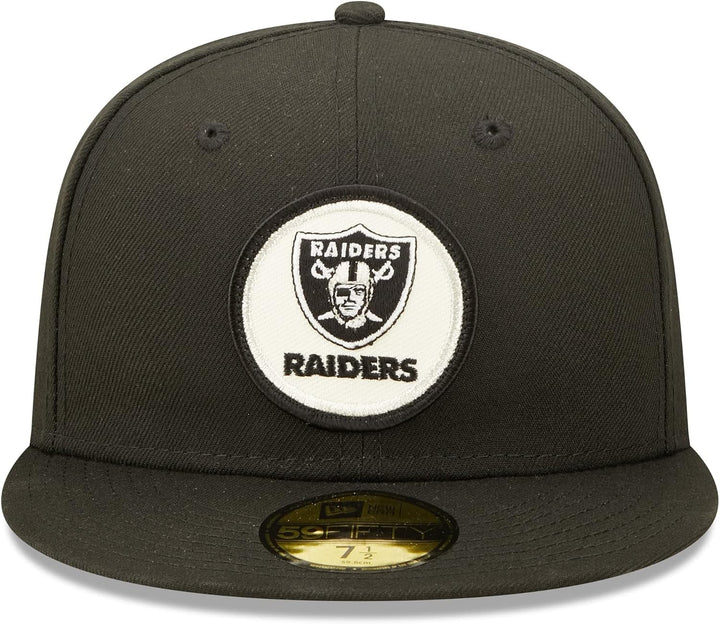 New Era 59Fifty Round Logo Steelers Cap Basecap Baseballcap Flat Brim Fitted Herren - mit Schirm Her