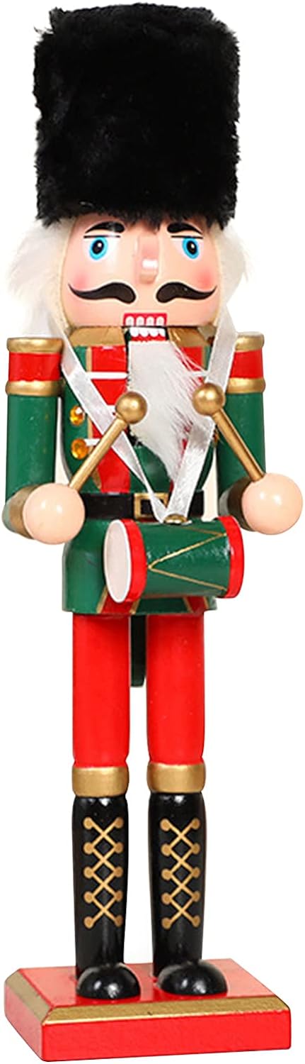 Nussknacker Weihnachtsschmuck, 30cm/11,8 Zoll Nussknacker Soldat Holz Nussknacker König Soldat Figur