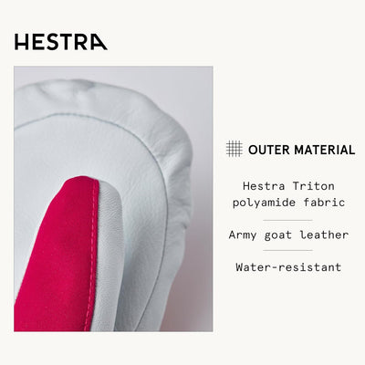 HESTRA Damen Heli Ski Female Fäustling Skihandschuhe Fingerhandschuhe 6, 6