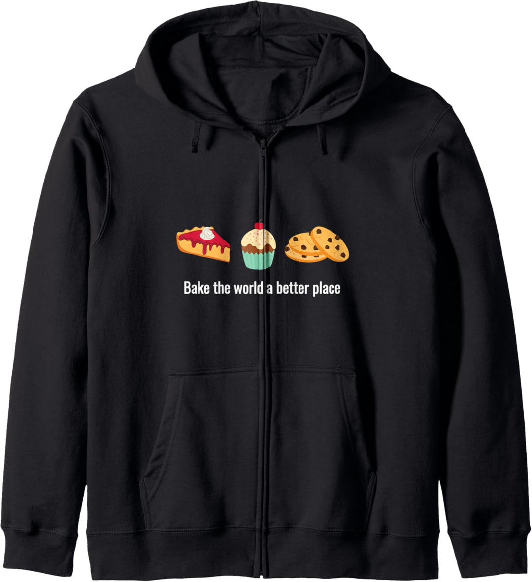 Backgeschenk BAKE the World a Better Place Kapuzenjacke