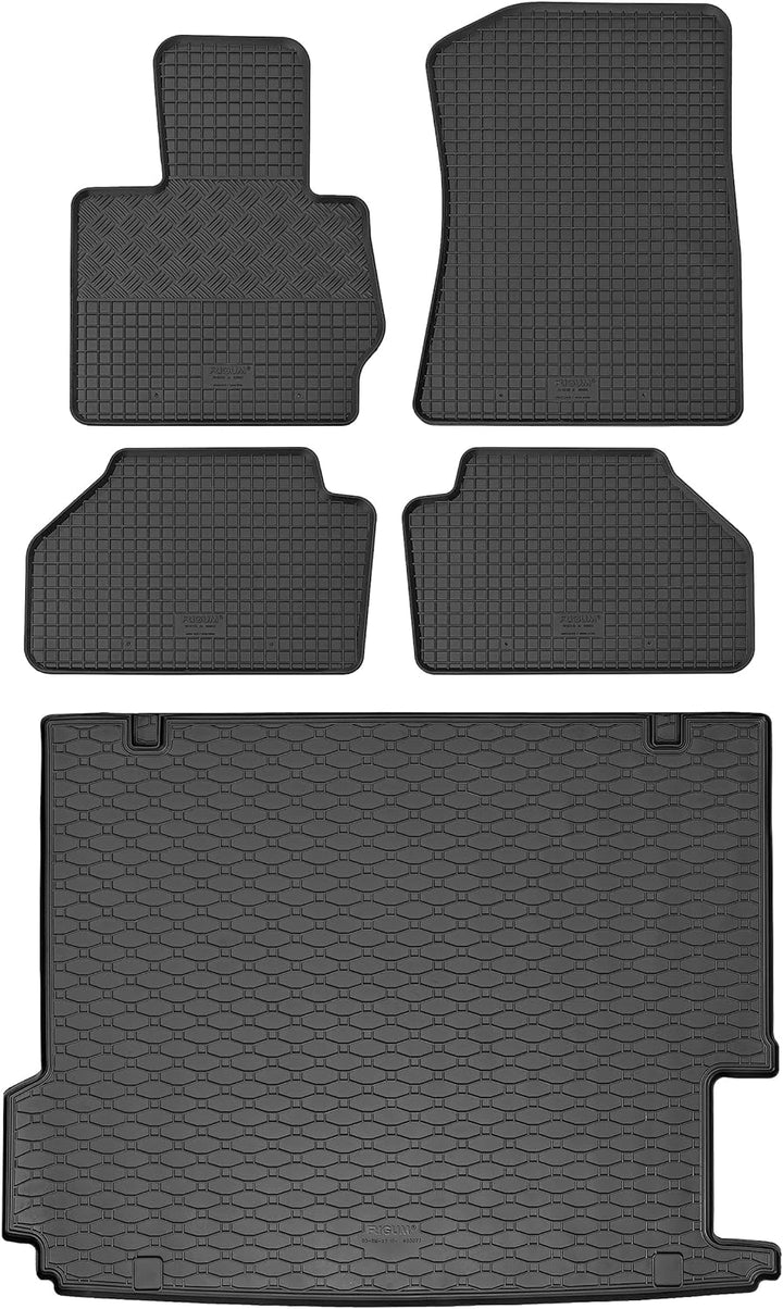 Passgenaue Kofferraumwanne und Gummifussmatten geeignet für BMW X3 F25 Bj.2011-2019