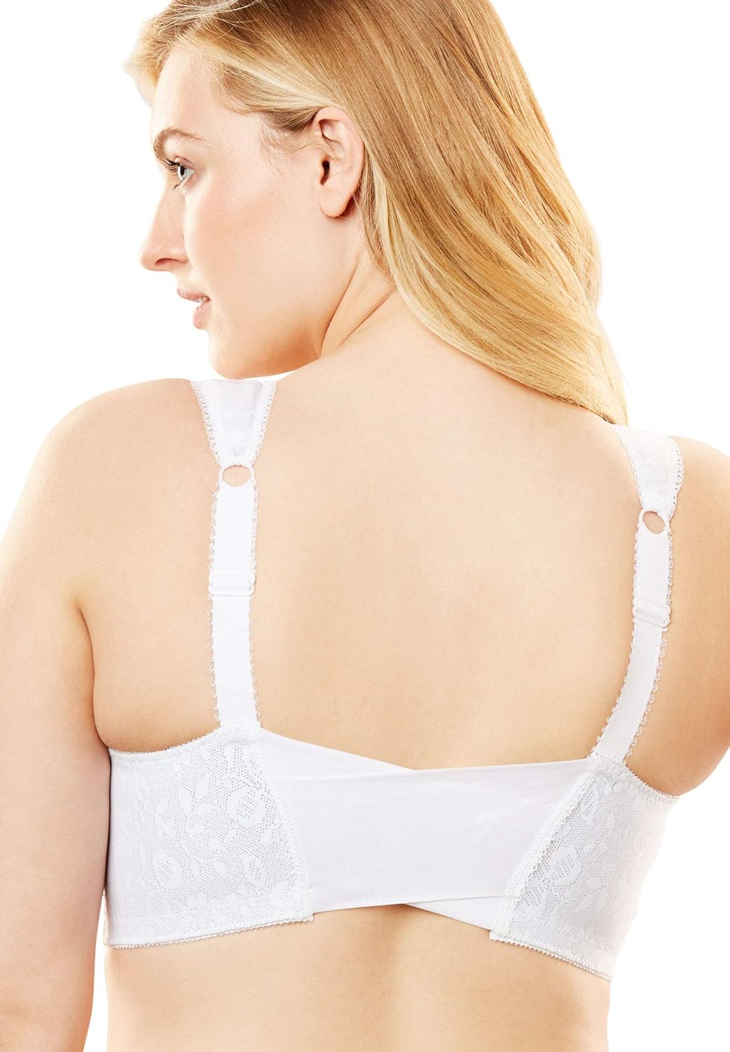 Playtex Women's Plus Size 18 Hour Front-Close Wireless Bra with Flex