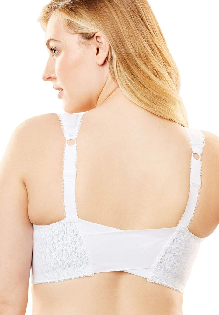 Playtex Women's Plus Size 18 Hour Front-Close Wireless Bra with Flex