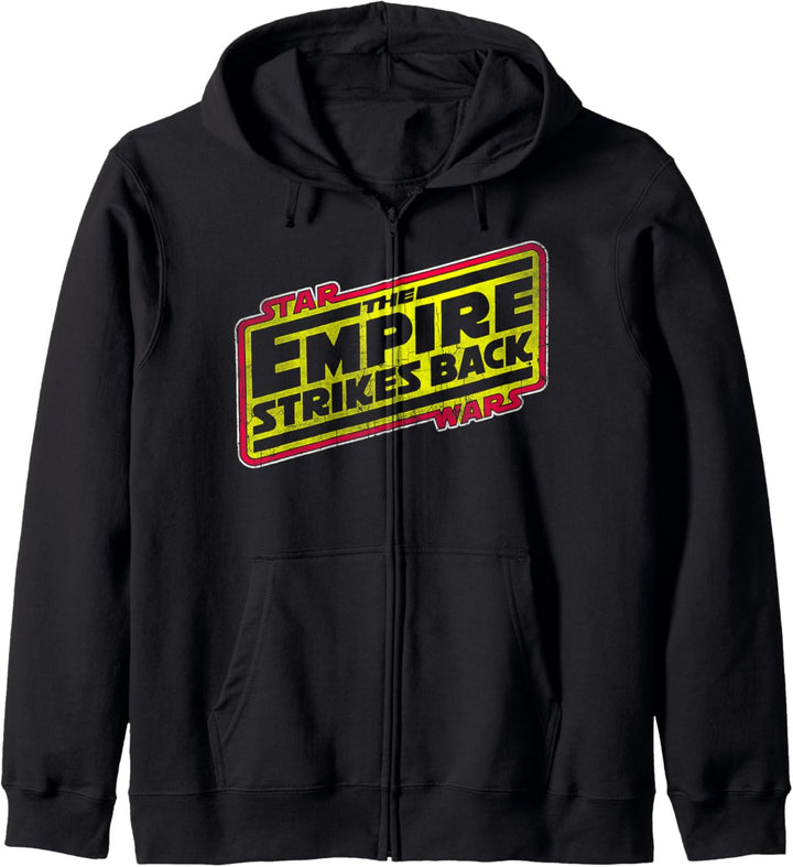 Star Wars The Empire Strikes Back Red & Yellow Logo Kapuzenjacke