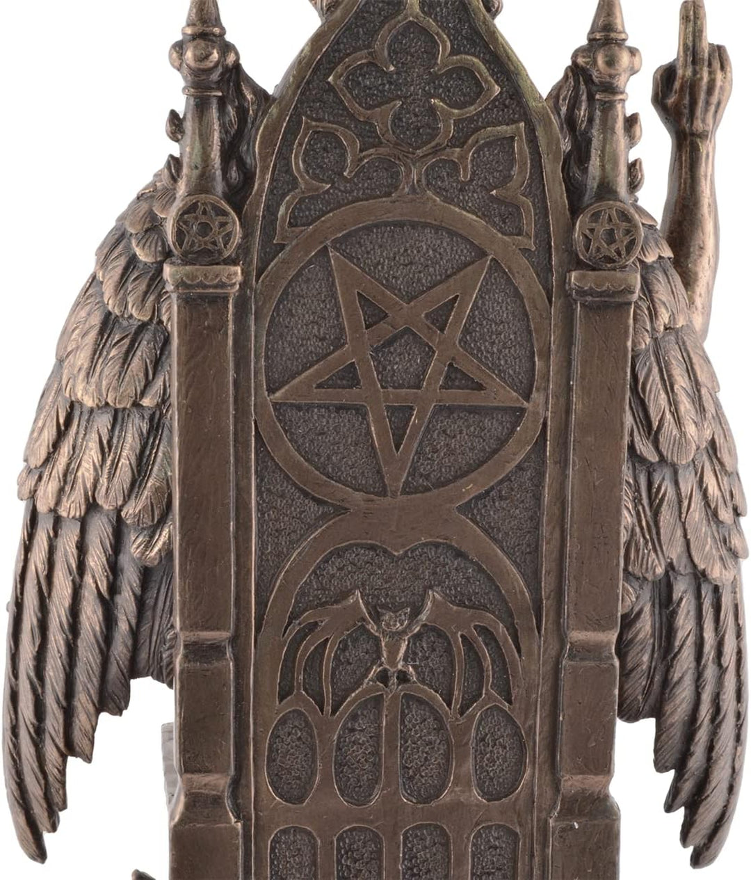 VOGLER Joh. Vogler GmbH Baphomet Gottheit auf Thron - bronziert by Veronese
