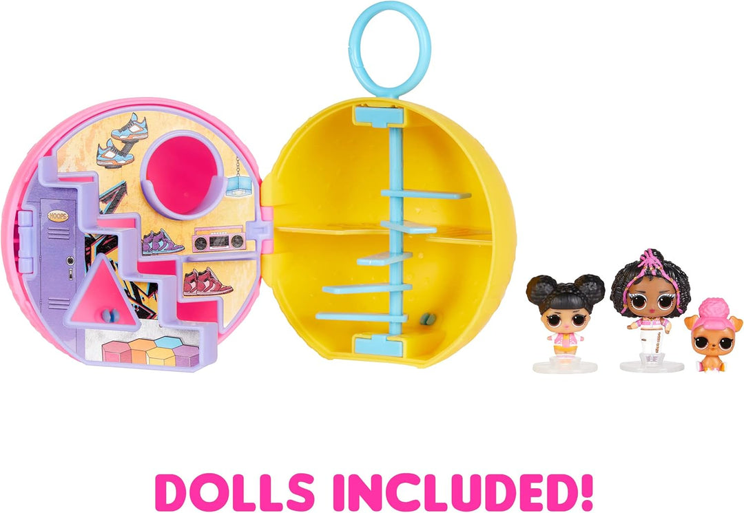 L.O.L. Surprise! Mini Family - ÜBERRASCHUNGSAUSWAHL - Kugel-Spielset mit 3 Mini Tween Sammlerpuppen