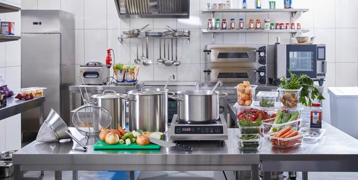 METRO Professional Fleischtopf, Edelstahl 18/10, Ø 36 cm, 22 L, Aluminium-Sandwichboden mit Induktio