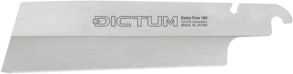 DICTUM® Schnellwechsel-Sägeblatt für Akagashi Extrafein 180 mm, 300 Zähne, Holz, Recht, Holzgriff, S