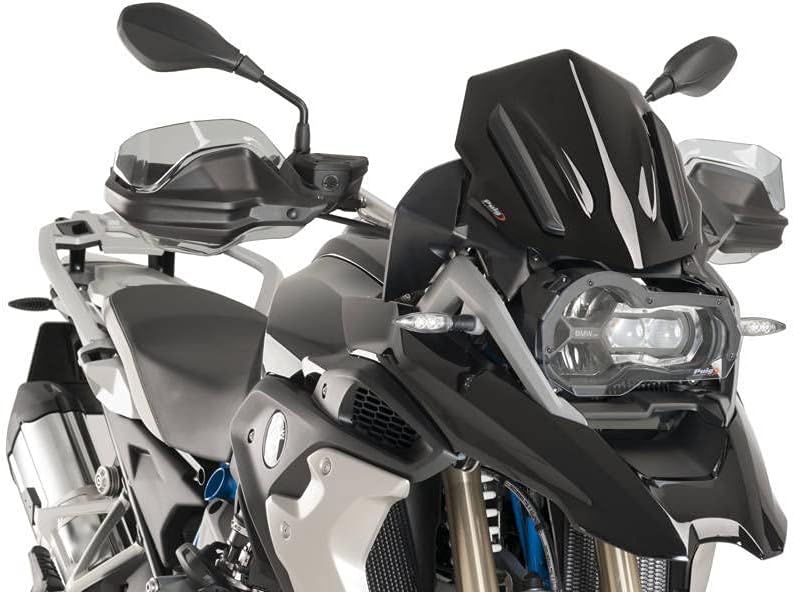 Puig Scheibe Racing Screen schwarz R1200 GS 2013-2016, Schwarz