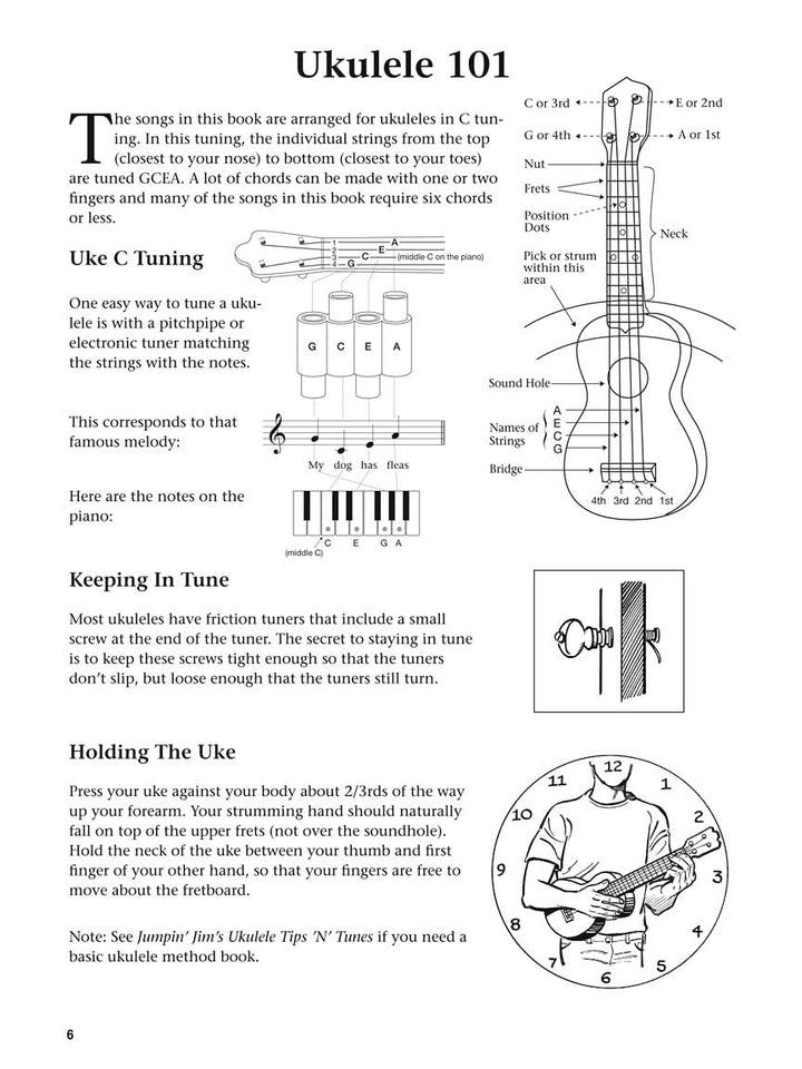 The Daily Ukulele Songbook | Einfach Ukulele Spielen für Anfänger und Fortgeschrittene | 365 Lieder