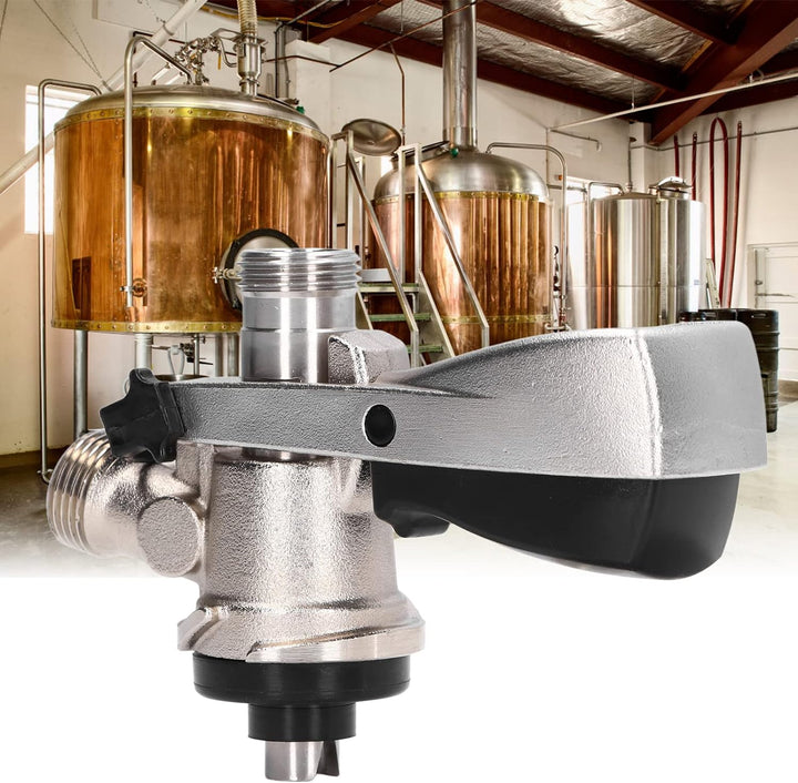 DEWIN G5/8 Bierfass Kupplung, S-Typ Bierfass Kupplung Edelstahl Bierfass Verteilerhahn Brauzubehör K