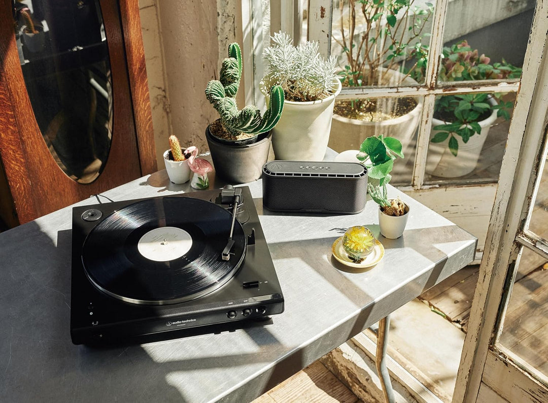 Audio Technica AT-LP60XBT-BK Bluetooth Wireless Turntable (Black)