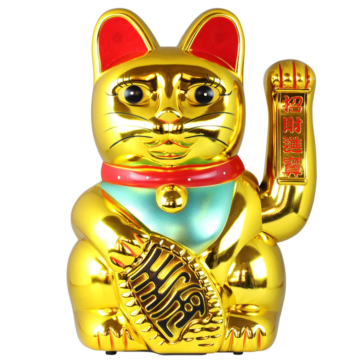Freak Scene Glückskatze - Maneki-Neko - Winkekatze - 40 cm - Gold
