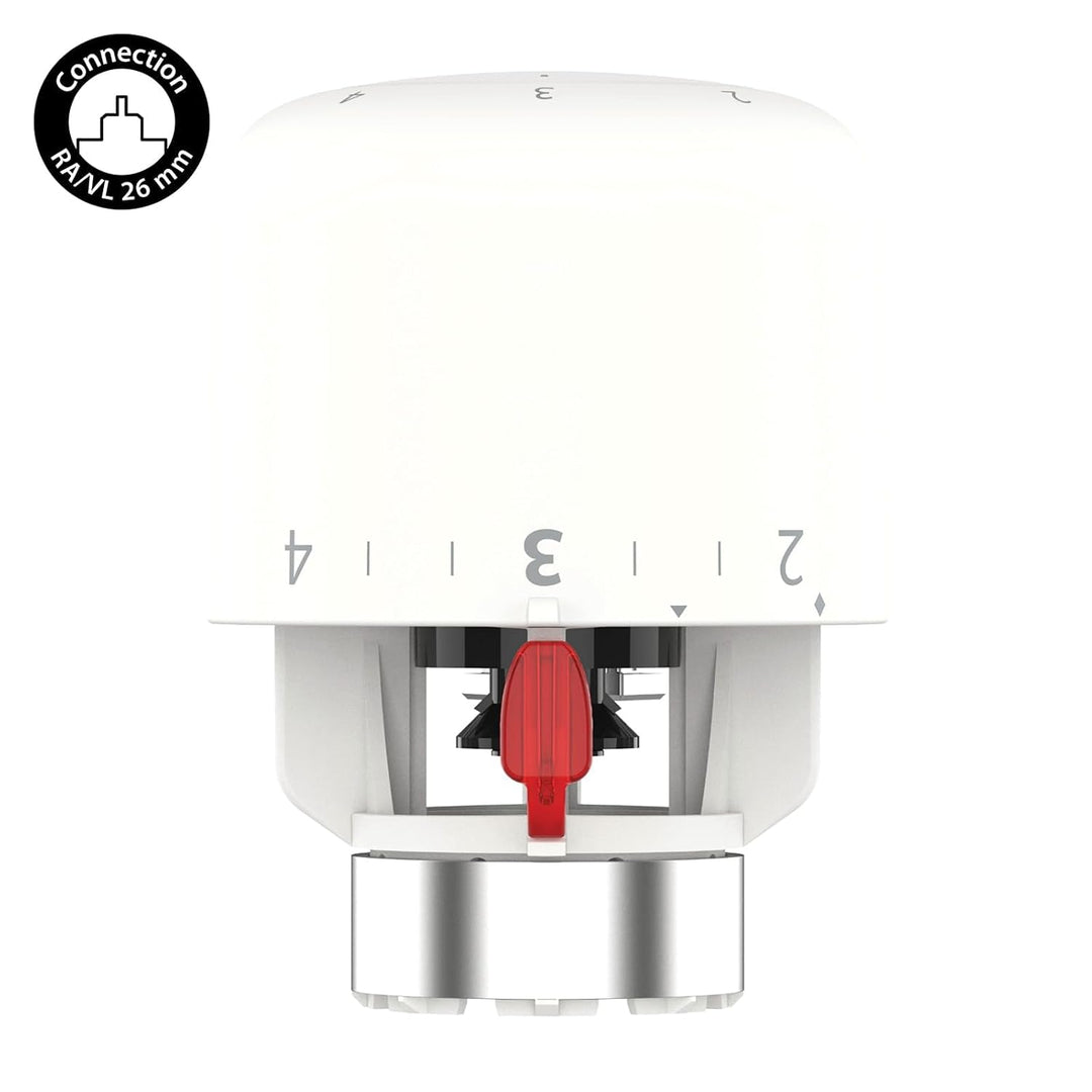 Danfoss Aero RAVL click, Thermostatkopf mit eingebautem Sensor, 26 mm Halsdurchmesser NEU 015G4550,