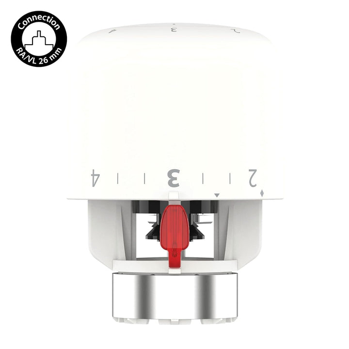 Danfoss Aero RAVL click, Thermostatkopf mit eingebautem Sensor, 26 mm Halsdurchmesser NEU 015G4550,