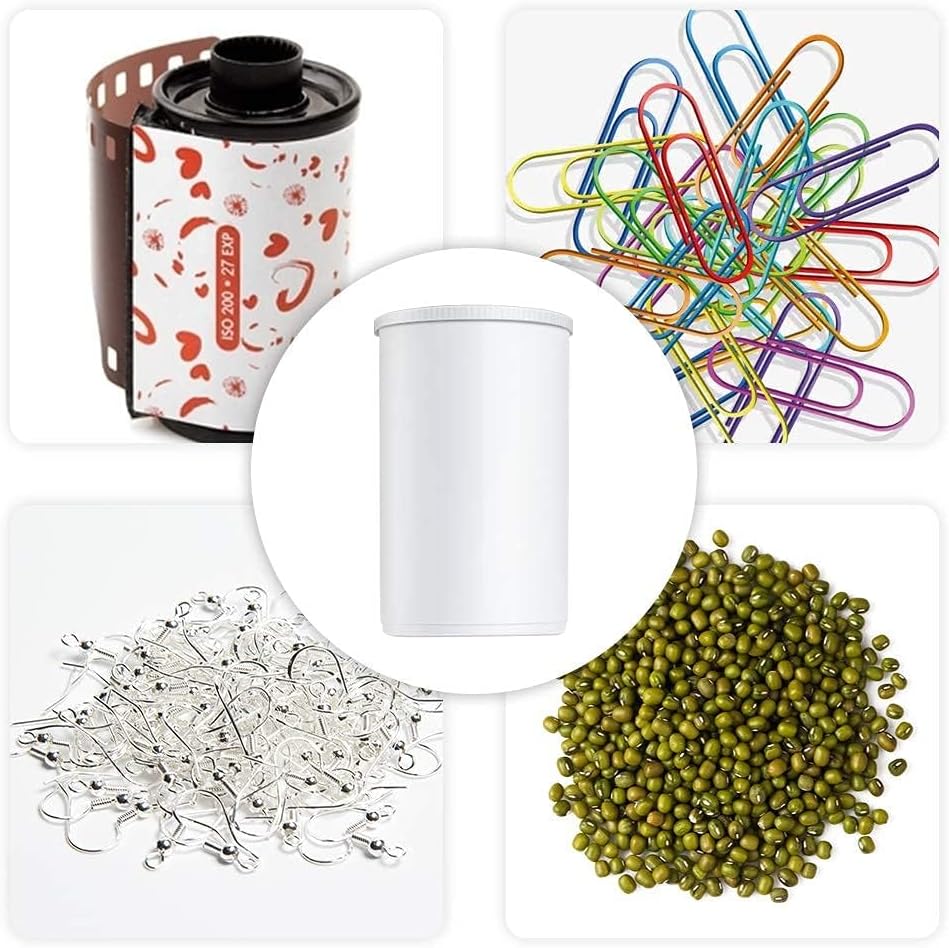Filmdosen,10 Stück 33 mm Lead Home Filmdosen aus Kunststoff Plastikkanister für Wissenschaft Kunstst