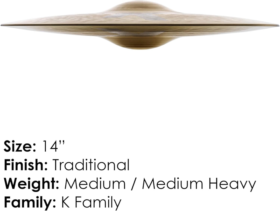 Zildjian K Zildjian Series - 14" Hi-Hat Cymbals - Pair 14 Zoll, 14 Zoll