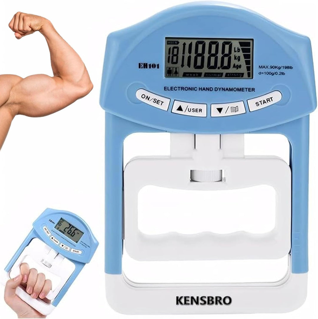 Kraftmesser - Griffkraft Messgerät und Handkraftmesser für präzise Messungen - Hand Dynamometer zur