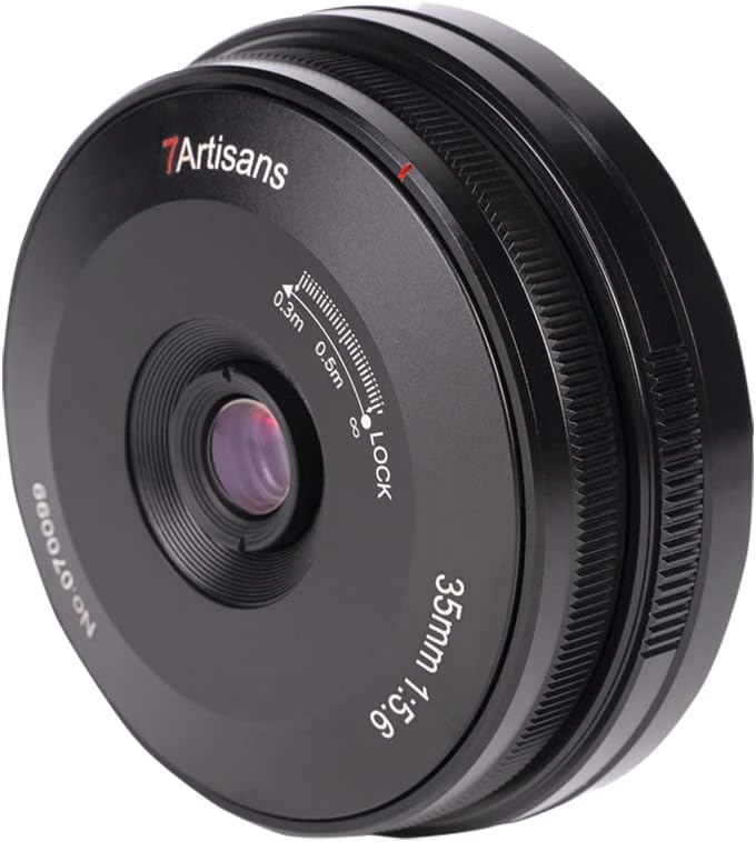 7artisans 35 mm f5.6 Vollrahmen manueller Fokus ultradünnes Objektiv für Nikon spiegellose Kamera Z6