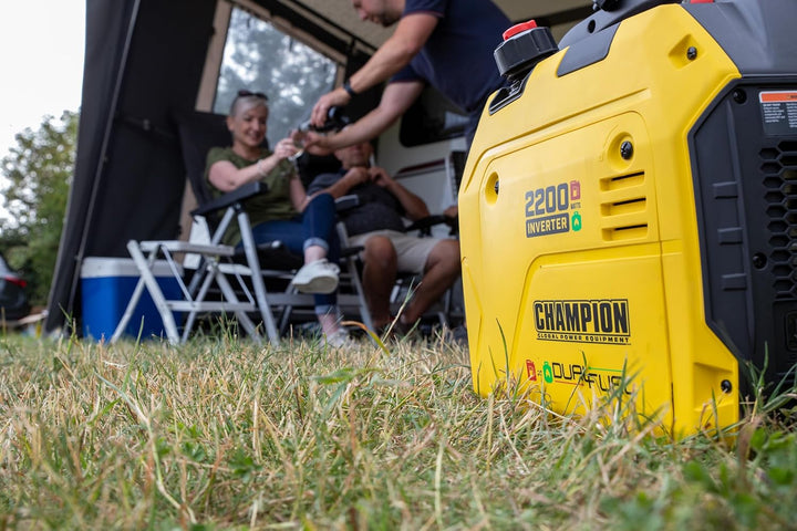 Champion 2200 "The Mighty Atom" (Dual Fuel LPG/Benzin-Generator, 2,2 kW, mit LED-Anzeigen, mit ECO-M