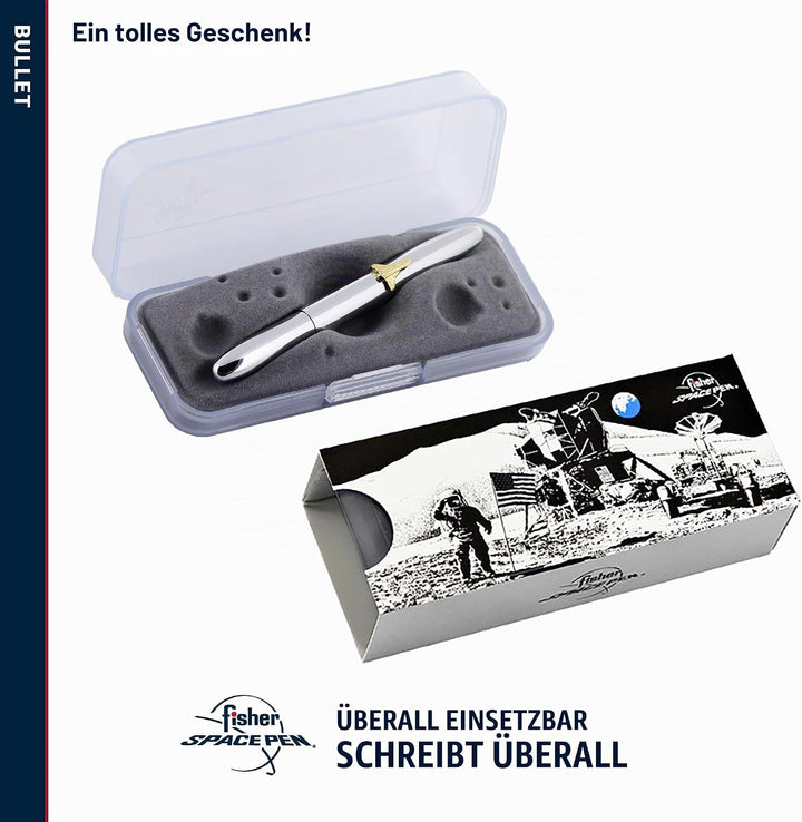 Fisher Space Pen Chrome Bullet Space Pen, 1 Stück (1er Pack)