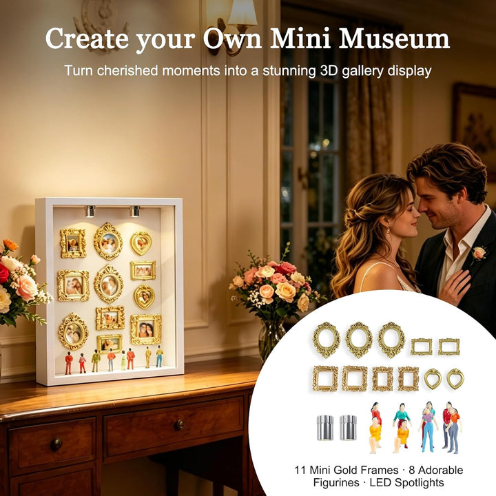 DIY Mini Museum Bilderrahmen 31x25 Vintage Kreative Fotobox