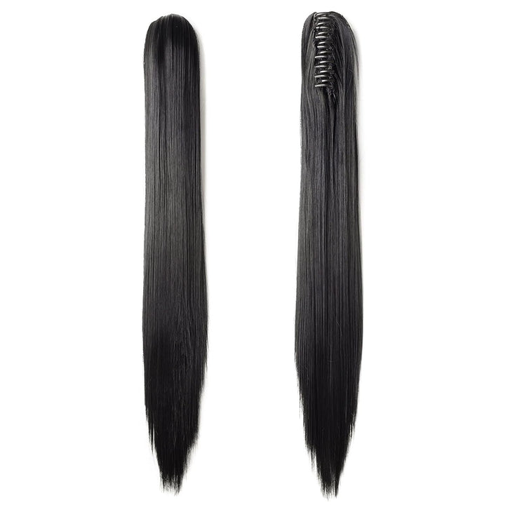 SEGO Ponytail Extension Pferdeschwanz Haarteil Haarverlängerung Zopf Hair Piece Haar Glatt Hitzebest
