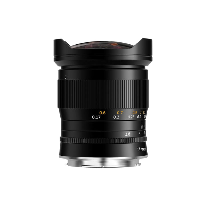 TTARTISAN 11mm F2.8 Fisheye E-Mount, Vollformat-Ultraweitwinkel-Objektiv manuell für Sony E-Mount A5