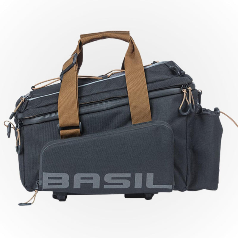 Basil Miles Mik Gepäckträgertasche Schwarzer Schiefer 9-36L