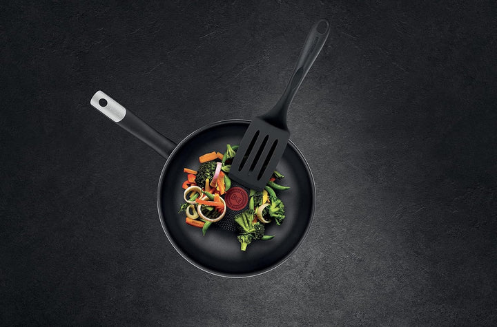 Tefal C38819 Hard Titanium Essential Wokpfanne 28 cm | Antihaftversiegelung mit Titanpartikeln | The