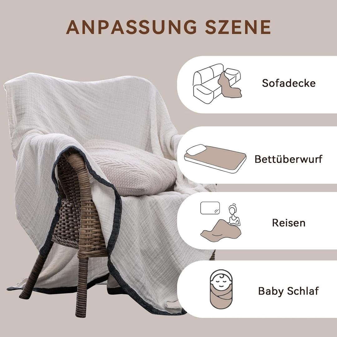 SE SOFTEXLY Tagesdecke Wohndecke 230x260 cm Wohndecke Sofa,Bettüberwurf Wohndecke Wendedecke Kuschel