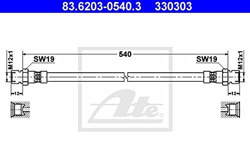 ATE 83620305403 Bremsschlauch