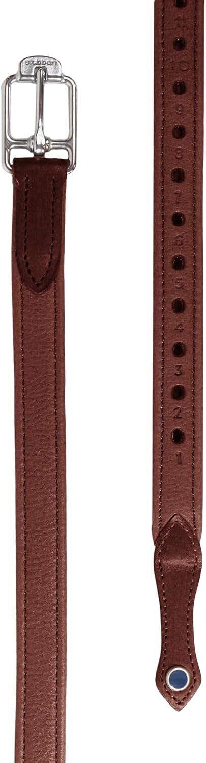 Stübben Steigbügelriemen de Luxe Schwarz XL (160cm), Schwarz XL (160cm)