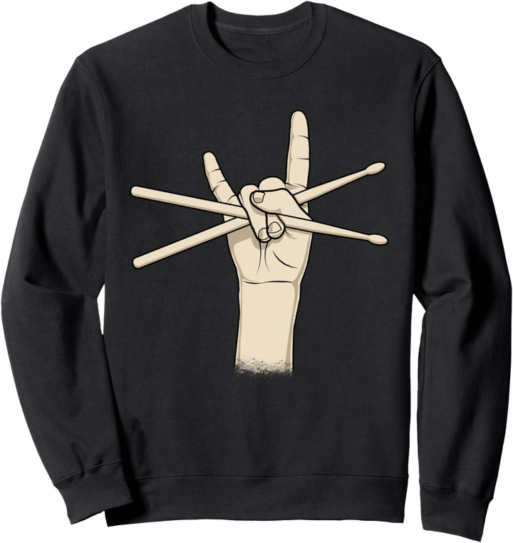Schlagzeuger Percussionist Percussion Rock & Roll Geschenk Sweatshirt