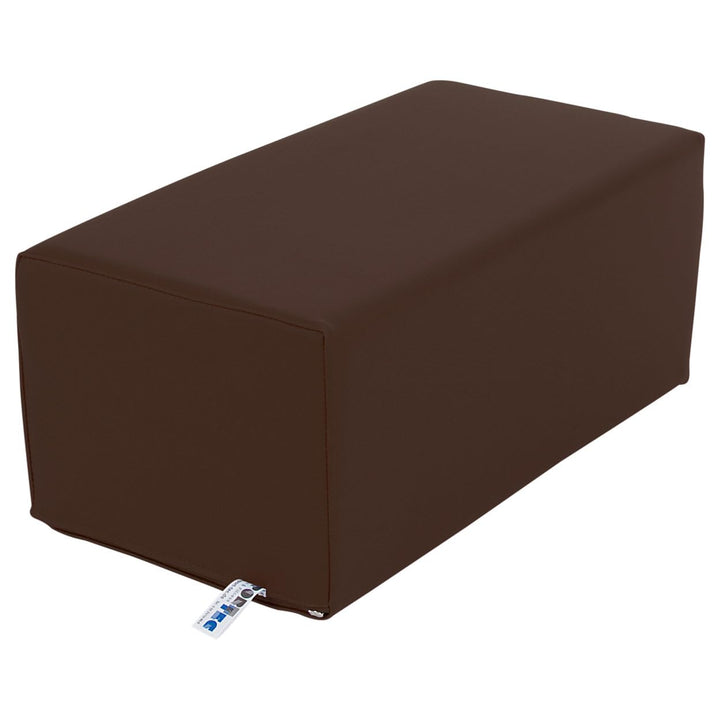 Sport-Tec Stufen-Lagerungskissen Stufenlagerungswürfel Lagerungswürfel 50x25x20 cm Braun, Braun