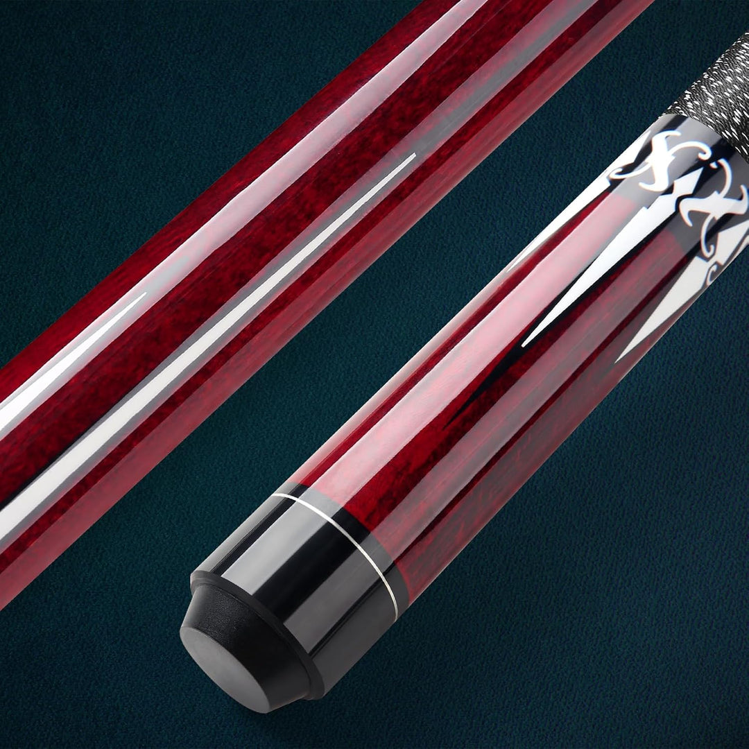 Pool Queue, 58 Zoll Billard Queue Kanadischer Ahornholz Pool Cue 13mm Spitzen für Professionelle Bil
