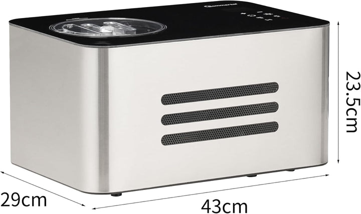 Sommertal Eiscreme Maschine ICE1500 3-in-1 Eismaschine, Frozen Joghurt & Sorbet, Eiscrememaschine au