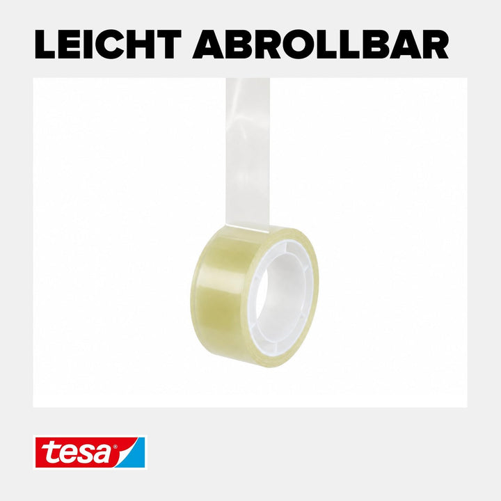 tesafilm transparent - Transparentes Klebeband mit starker Haftung - alterungsbeständig und reissfes