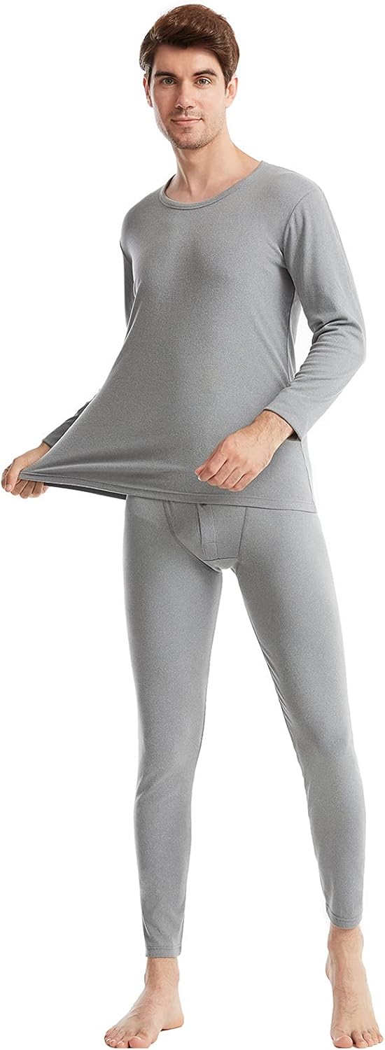Herren-Thermounterwäsche-Set, lange Unterhose, Thermounterwäsche, Unterhemd und Unterteil, ultraweic