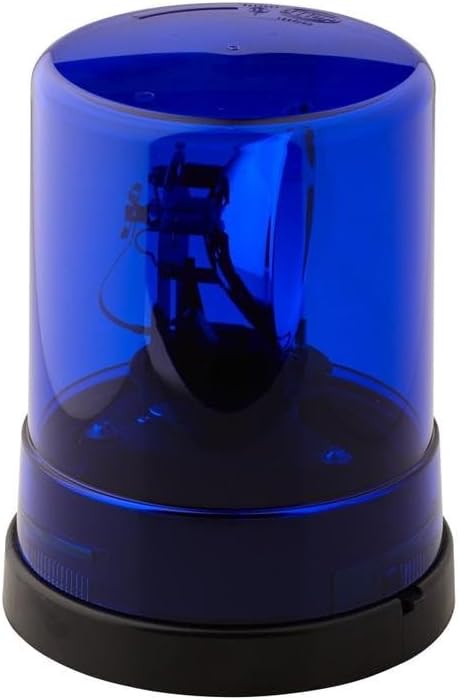 HELLA - Halogen-Rundumkennleuchte - KL 700 - 24V - blau - Anbau/geschraubt - Stecker: Flachstecker -
