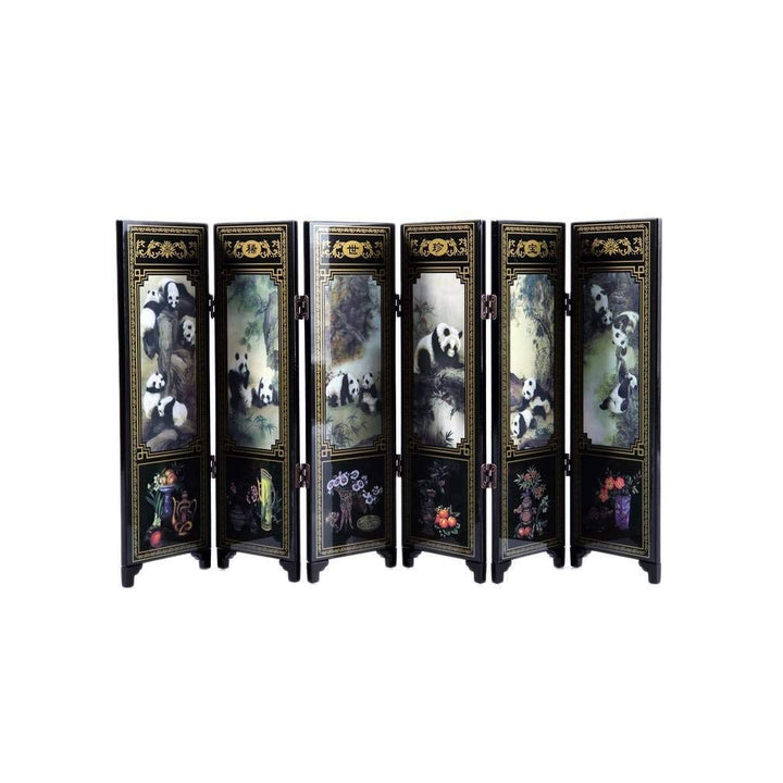 lachineuse Asiatische Dekoration, Bambus, Panda N/B, Non Applicable, Panda N/B