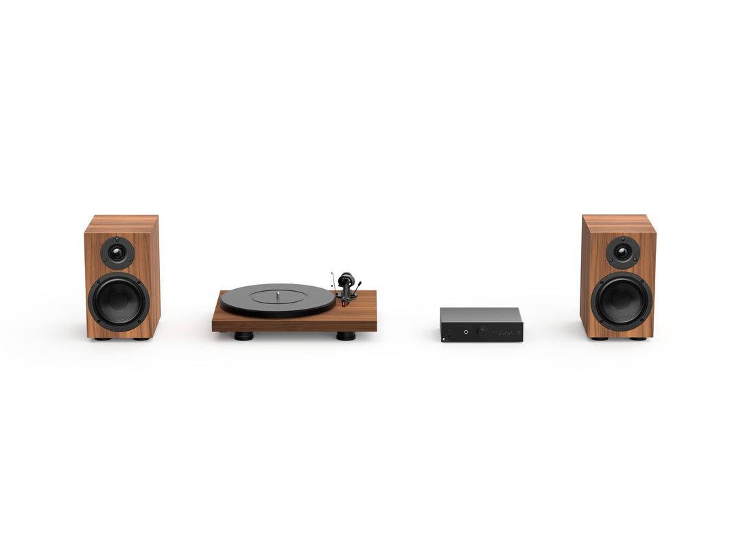 Pro-Ject Colourful Audio System, All in One True Analog HiFi Stereo System mit Plattenspieler Debut